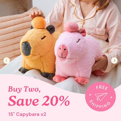 15" Capybara Plushie