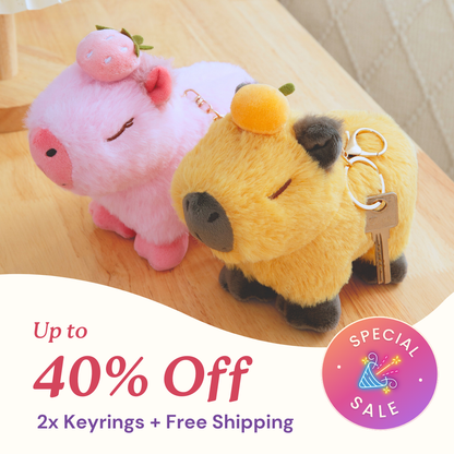 Capybara Keyrings